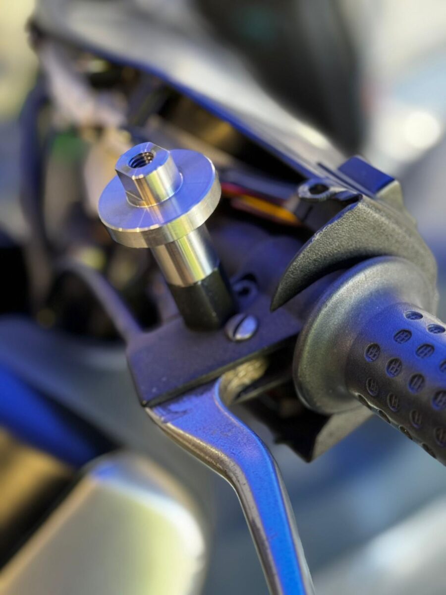 Edelstahl Spiegeladapter für Gilera Runner – Bild 2
